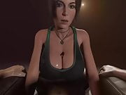 Lara Croft - Titjob and Blowjob