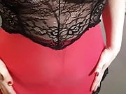 Black N Red Lace Lingerie