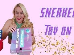 Sneaker unboxing and try on