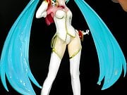 Miku Hatsune 01 figure bukkake(fakeCum)