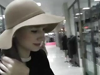 Thick Woman, Public Beauty, Walks in, Mall