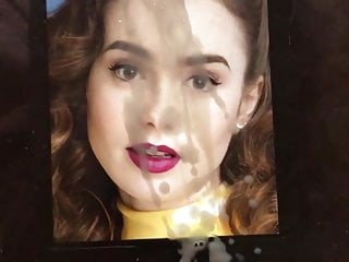 Lily Collins Face Painting Cum Tribute 1...