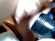 super closeup fleshlight with cumshot