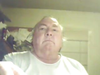 Grandpa Stroke On Webcam