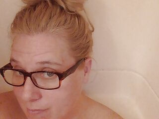 Massage, Shower, Shaved Pussy, Blonde