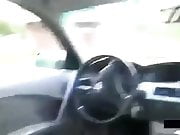 The girl fucking in The car