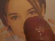 Tribute on Alizee's pretty face