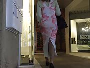 long evening gown by Karen Millen (old video)