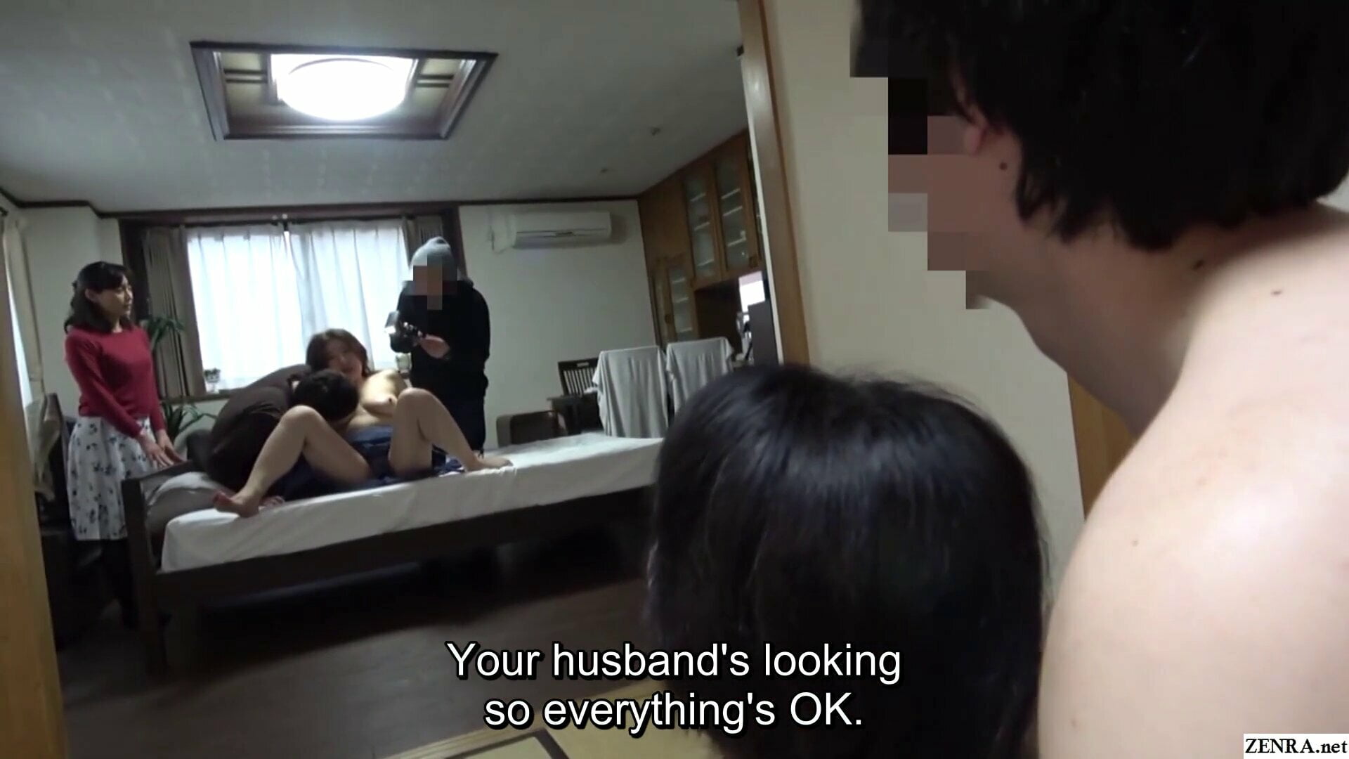 Real Japanese wife swapping with help from MILF JAV star