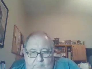 Grandpa Cum On Webcam...