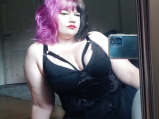 BBW FoxyPrincess meets BBC-dildo 