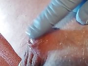 My Micro Dick Clit Gets a Rubdown till it Squirts Cum!!