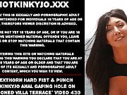 AlexThorn hard fist & punch Hotkinkyjo anal gaping hole