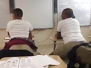 college students twerking in class