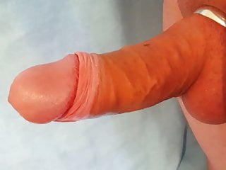 Wanking with new cock ring on...