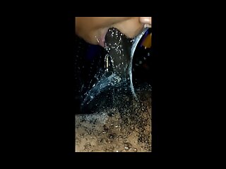 Nasty Mouth, Spitting, Amateur, Black