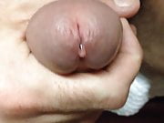 Close up precum