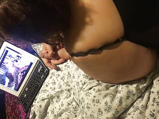 Ssbbw black stretch outfit watching porn...