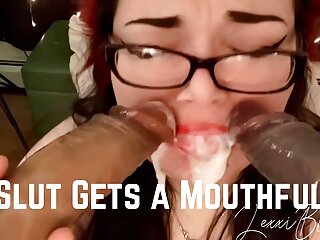 Slut Gets A Mouthful Preview...