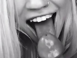 Blowjob In Black And White