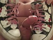 Hello Kitty Converse shoe job 
