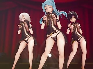 Mmd R-18 Anime Girls Sexy Dancing Clip 287