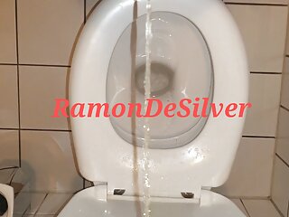 Master Ramon pisses toilet dirty, sorry for my golden champagne