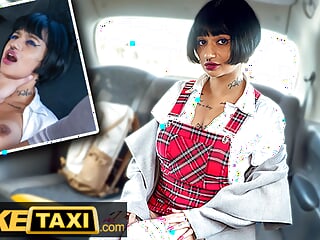 Fake Taxi Super Sexy French Student Seduces Taxi Driver for a Free Ride