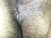 Hairy Mexican wife butt