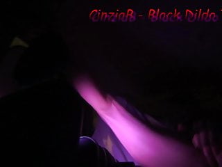 Cinziab black dildo time short...