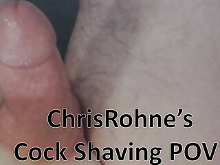 Shaving My Cock And Balls (And Precumming While Doing It)