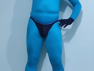 Zentai hentai Spandex Acrobat Exercise nude gym