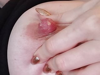 Girls Masturbating, Nipple, Play, Nipple Masturbation