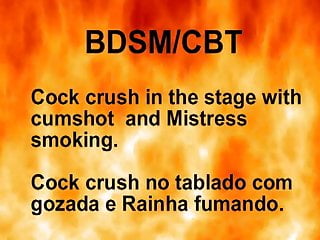BDSM, On Stage, Cock Crush, Stage