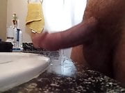 jackmeoffnow morning wood by sink curved dick erection play 