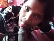 Poonam bhabhi sucked her landlord's cock and cock ka pani nikal