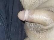 Rubbing my smooth dick