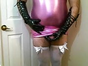 Pink sissy outfit