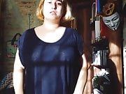 bbw trying clothes