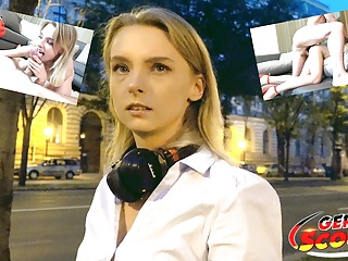 GERMAN SCOUT - CUTE TEEN CANDY TALK TO FUCK AT MODEL JOB