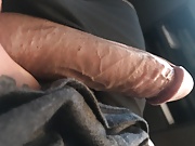 Stroking my precum filled dick