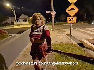 Sissy Schoolgirl Fuckdoll On The Streets (Sample Repost)