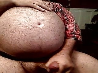 Str8 Daddy Play With His Belly