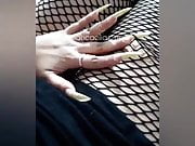 Porn sexy long nails 5