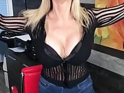 Vicky Vette shakes her big boobs in slowmotion