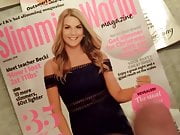 Rubbing and Cumming over a Slimming World Magazine ( Becki )
