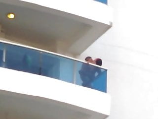 Couple Fucking On Balcony