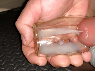 Small Penis Cumming In A Little Bottle