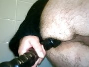 Introducing black 18 inches dildo, part 4