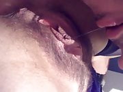 French young man eat hairy pussy amateur